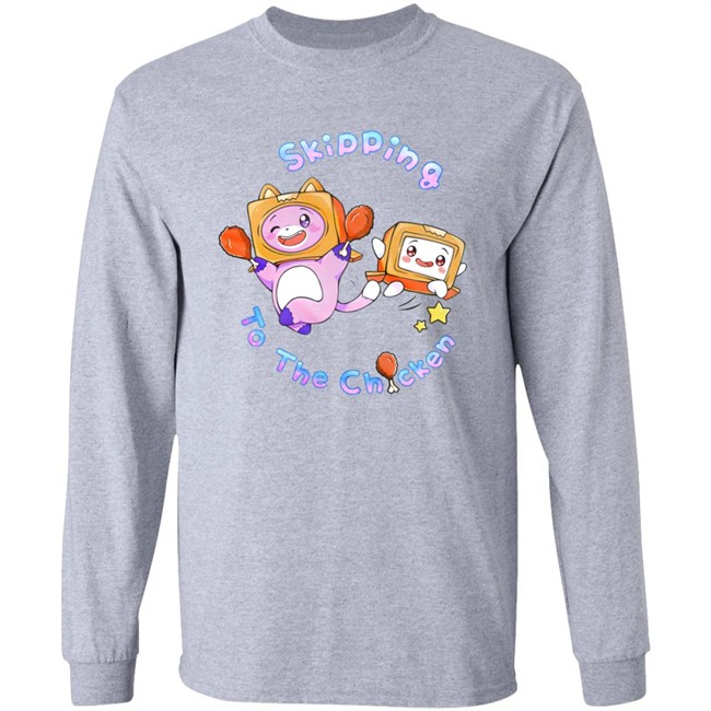 Lanky Box Merch Skipping To The Chicken Shirt Lanky Box Merch Skipping To The Chicken Shirt