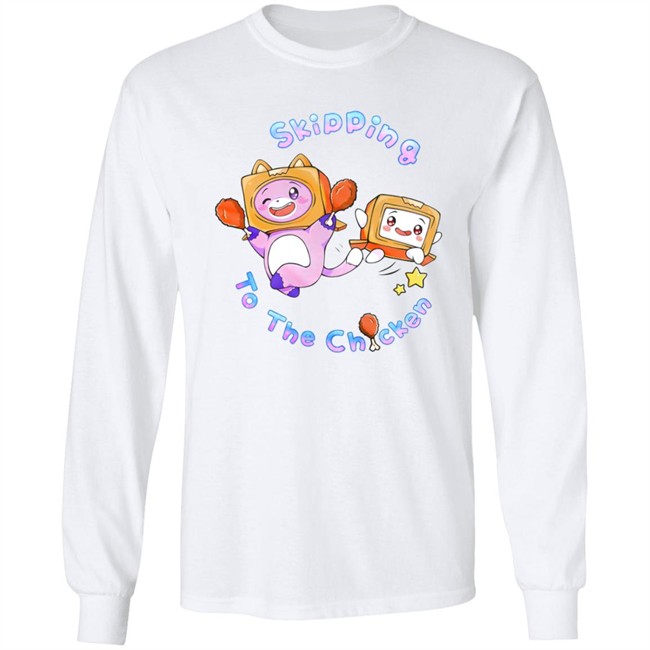 Lanky Box Merch Skipping To The Chicken Shirt Lanky Box Merch Skipping To The Chicken Shirt