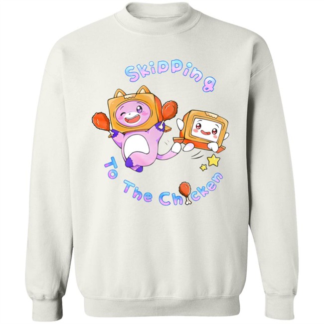 Lanky Box Merch Skipping To The Chicken Shirt Lanky Box Merch Skipping To The Chicken Shirt