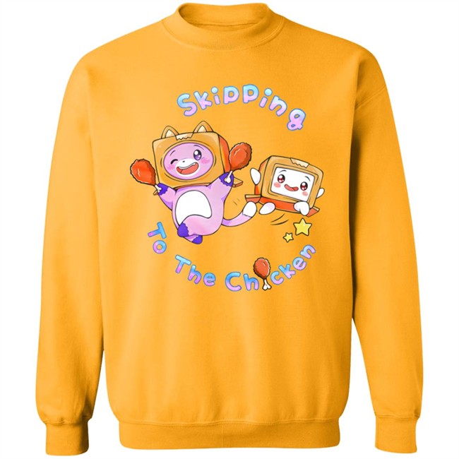 Lanky Box Merch Skipping To The Chicken Shirt Lanky Box Merch Skipping To The Chicken Shirt