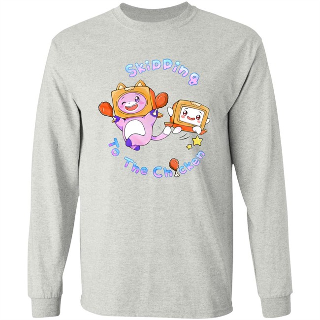 Lanky Box Merch Skipping To The Chicken Shirt Lanky Box Merch Skipping To The Chicken Shirt