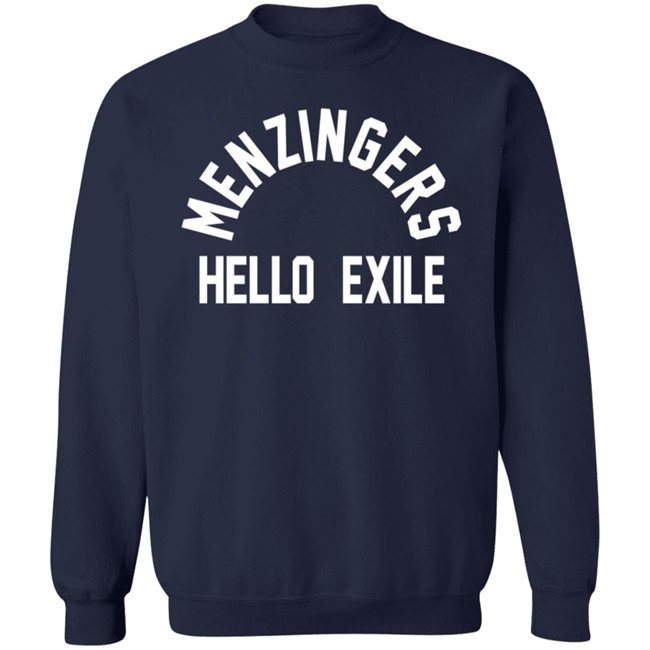 The Menzingers Menzingers Hello Exile Hoodie The Menzingers Menzingers Hello Exile Hoodie