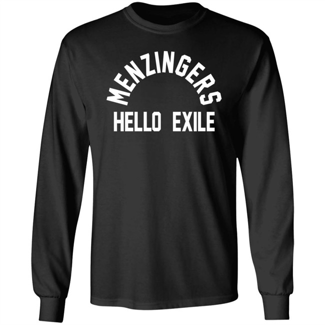 The Menzingers Menzingers Hello Exile Hoodie The Menzingers Menzingers Hello Exile Hoodie