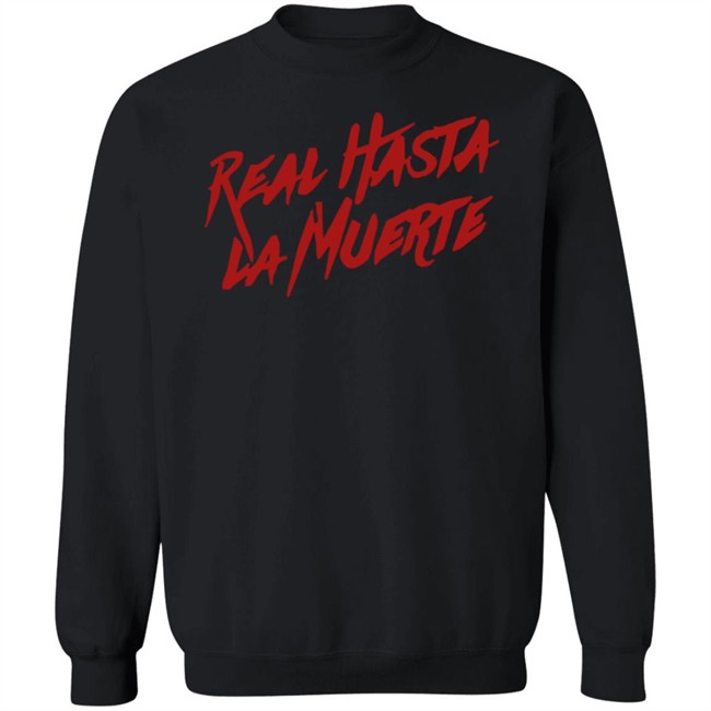 Anuel AA Merch Real Hasta La Muerte Hoodie Sweatshirt Anuel AA Merch Real Hasta La Muerte Hoodie Sweatshirt