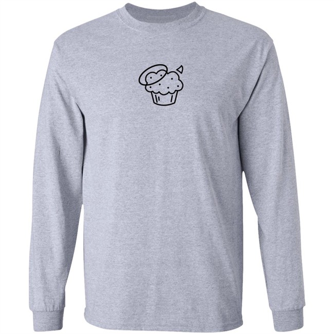 1 Million Muffins Black Text Hoodie 1 Million Muffins Black Text Hoodie