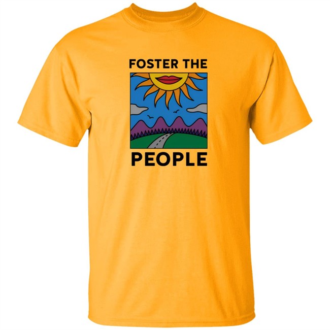 Foster The People Merch On the Road T Shirt Foster The People Shirt