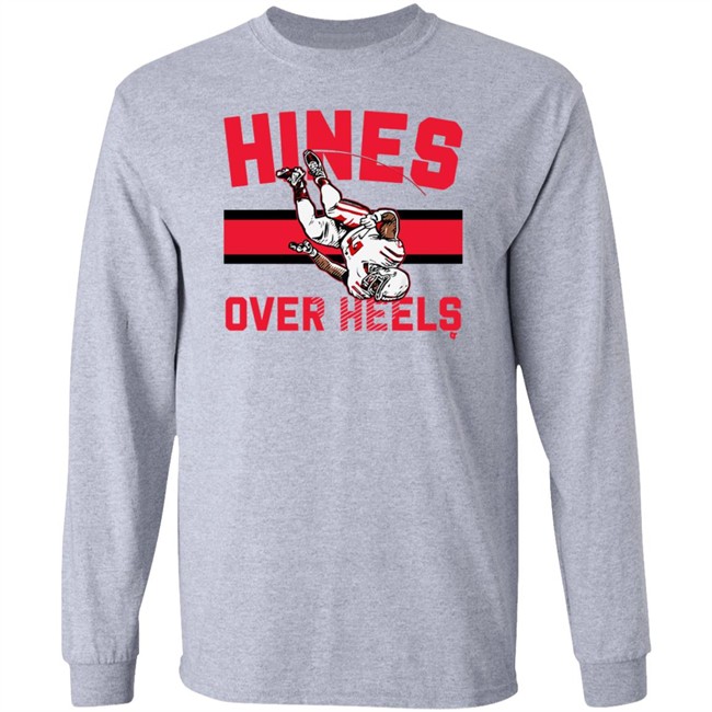 Nyheim Hines Hines Over Heels Hoodie Nyheim Hines Hines Over Heels Hoodie
