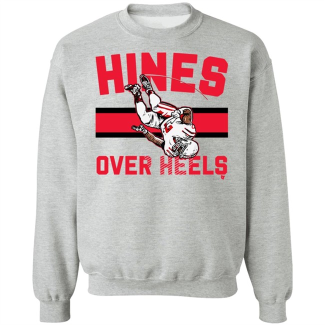 Nyheim Hines Hines Over Heels Hoodie Nyheim Hines Hines Over Heels Hoodie