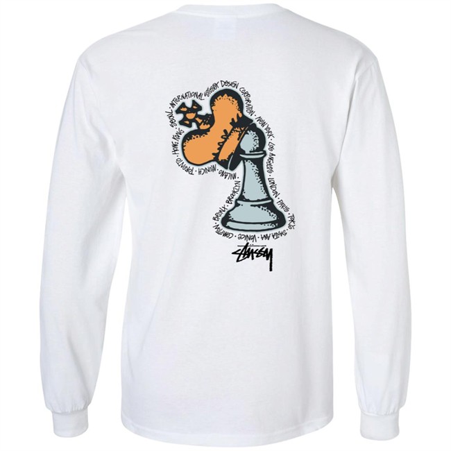 Stussy Merch Hidden Pawn Long Sleeve Tee Shirt