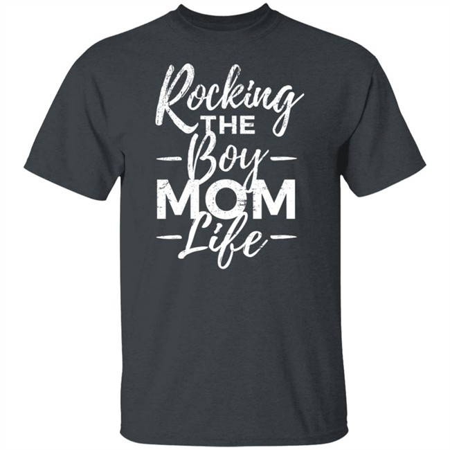 Rocking The Boy Mom Life T Shirt Rocking The Boy Mom Life T Shirt