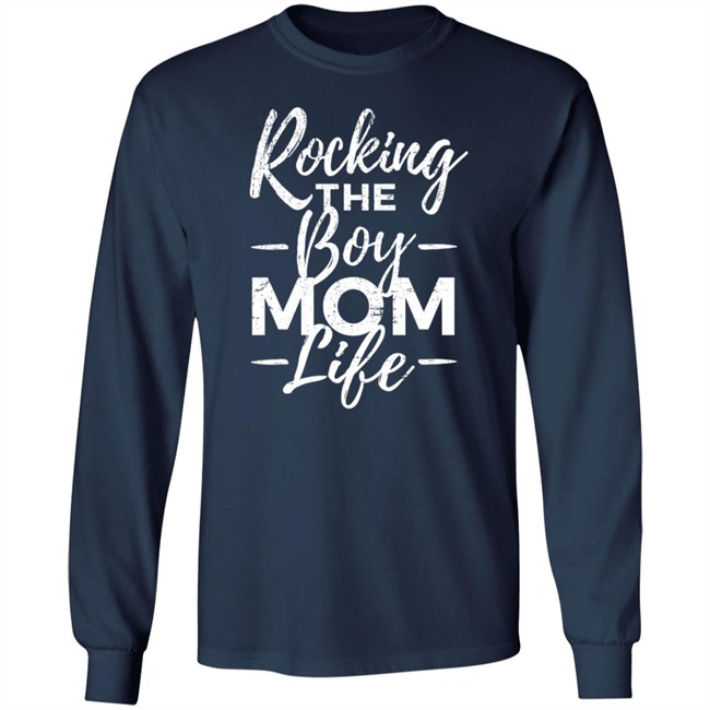 Rocking The Boy Mom Life T Shirt Rocking The Boy Mom Life T Shirt