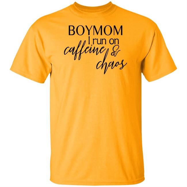 Boymom I Run Caffeine And Chaos Shirt Boymom I Run Caffeine And Chaos Shirt