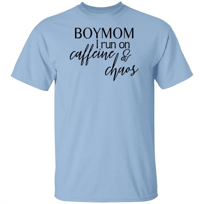 Boymom I Run Caffeine And Chaos Shirt Boymom I Run Caffeine And Chaos Shirt