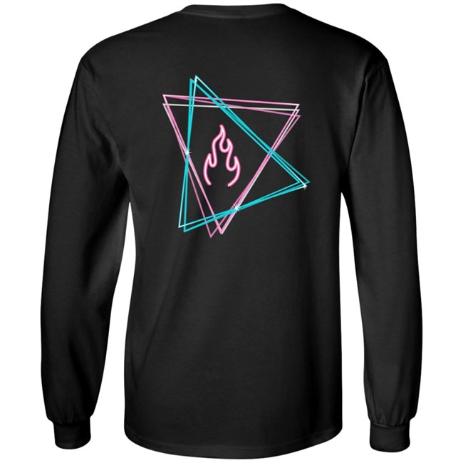 Sapnap Merch Sapnap Neon Flame Pullover Hoodie Sapnap Merch Sapnap Neon Flame Pullover Hoodie