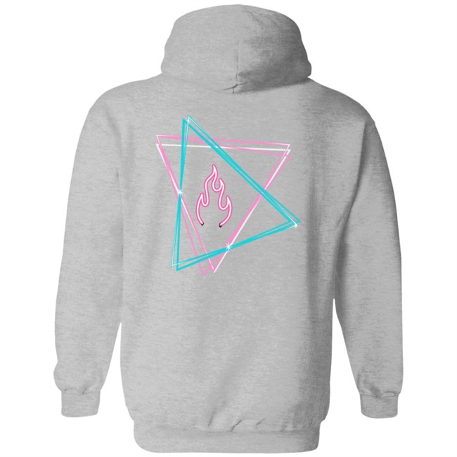 Sapnap Merch Sapnap Neon Flame Pullover Hoodie Sapnap Merch Sapnap Neon Flame Pullover Hoodie
