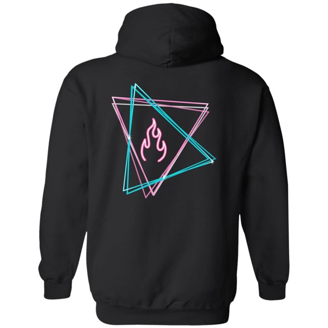Sapnap Merch Sapnap Neon Flame Pullover Hoodie Sapnap Merch Sapnap Neon Flame Pullover Hoodie