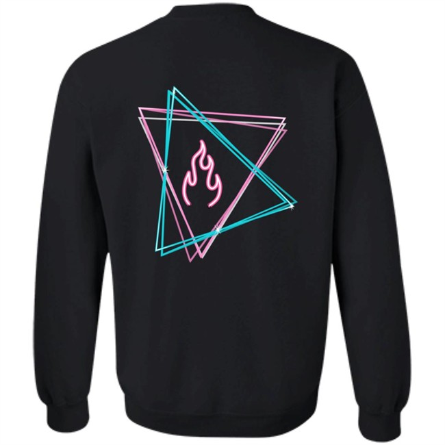 Sapnap Merch Sapnap Neon Flame Pullover Hoodie Sapnap Merch Sapnap Neon Flame Pullover Hoodie