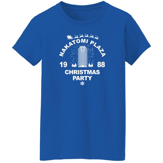 TeePowers Nakatomi Plaza Christmas Party 1988 Pop Culture Shirt TeePowers Nakatomi Plaza Christmas Party 1988 Pop Culture Shirt