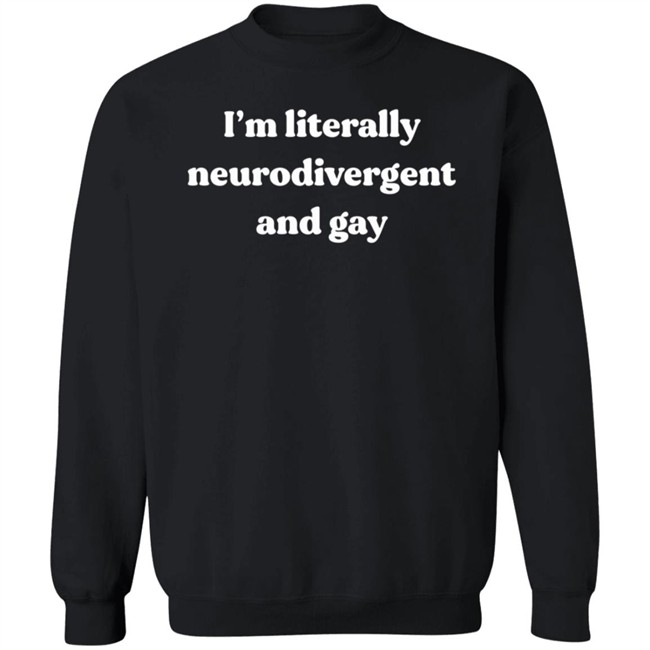Im Literally Neurodivergent And Gay Shirt Im Literally Neurodivergent And Gay Shirt
