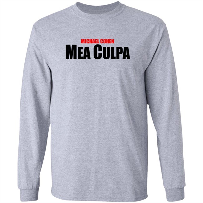 Michael Cohen Mea Culpa Tee Shirt Michael Cohen Mea Culpa Tee Shirt