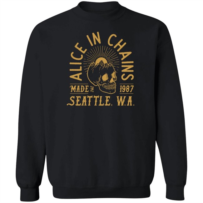 Kerin Cunningham Store Alice In Chains Made In 1987 Seattle W.A Shirt Kerin Cunningham Store Alice In Chains Made In 1987 Seattle W.A Shirt