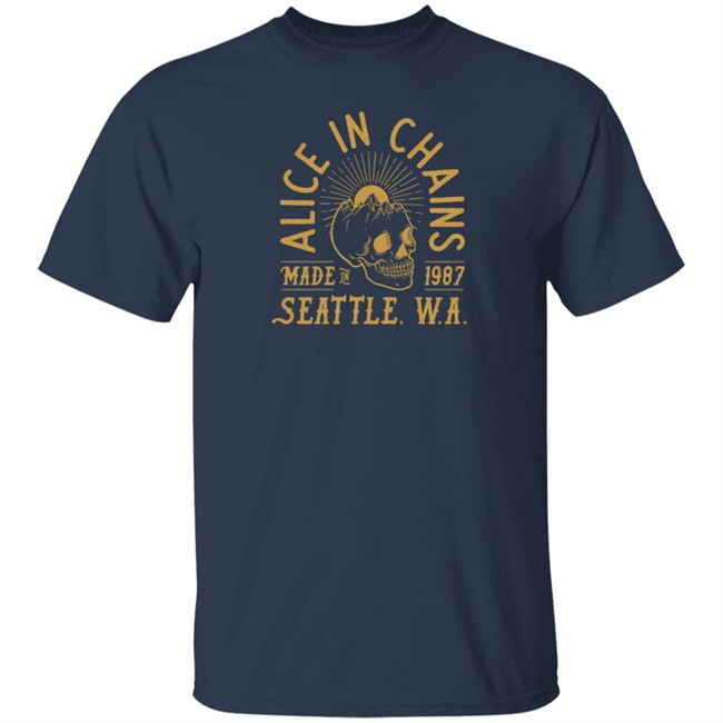 Kerin Cunningham Store Alice In Chains Made In 1987 Seattle W.A Shirt Kerin Cunningham Store Alice In Chains Made In 1987 Seattle W.A Shirt