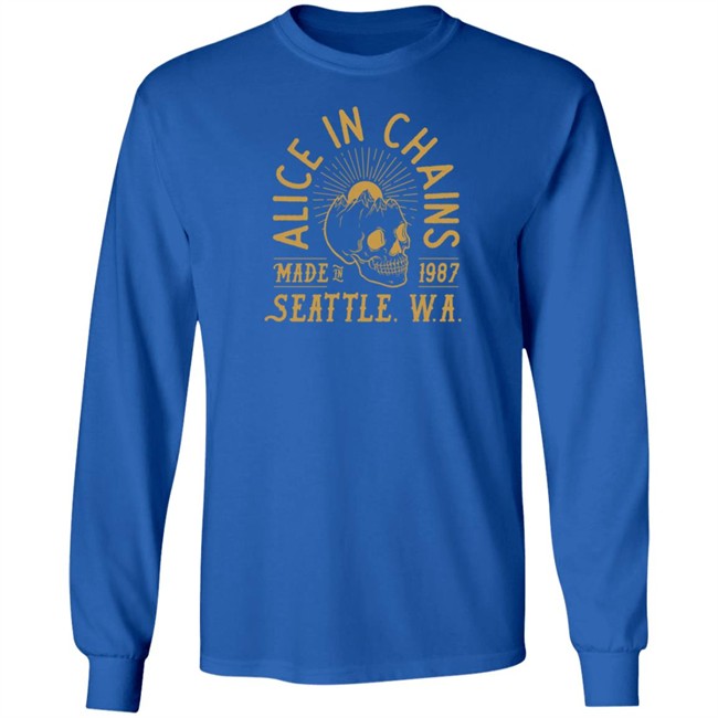 Kerin Cunningham Store Alice In Chains Made In 1987 Seattle W.A Shirt Kerin Cunningham Store Alice In Chains Made In 1987 Seattle W.A Shirt