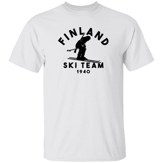 Kruschiki Supply Company Store Finland Ski Team 1940 Shirt Doot Defense