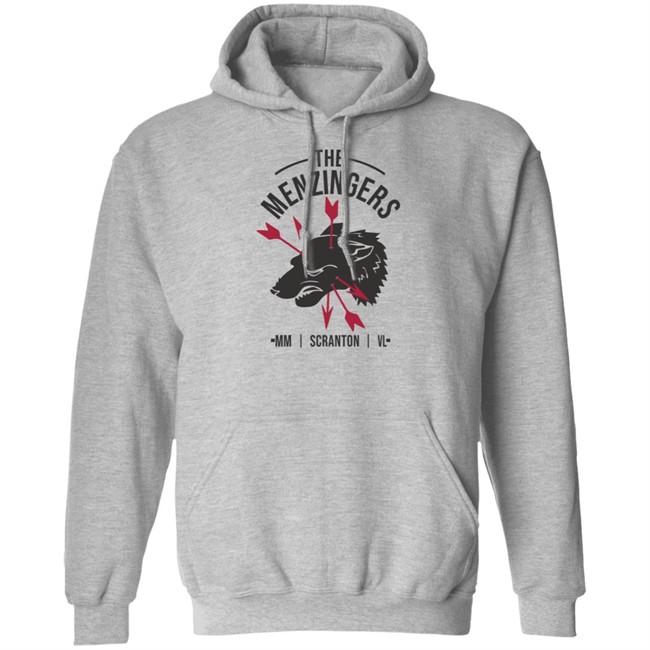 The Menzingers Merch Dog Arrows Charcoal Shirt The Menzingers Merch Dog Arrows Charcoal Shirt