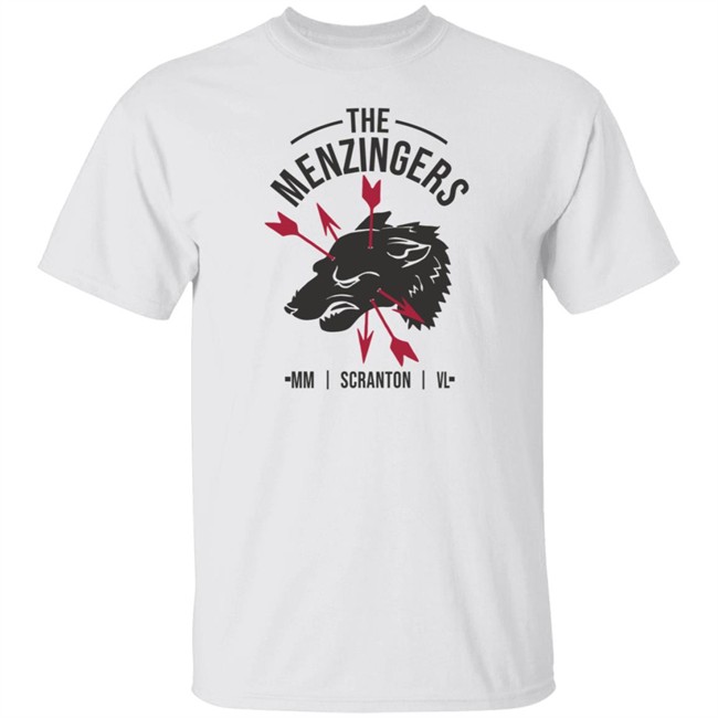 The Menzingers Merch Dog Arrows Charcoal Shirt The Menzingers Merch Dog Arrows Charcoal Shirt