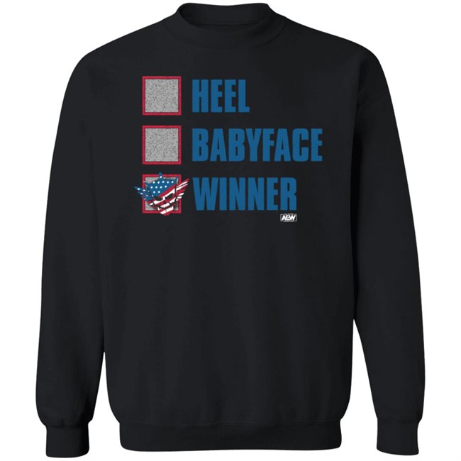 Shop AEW Cody Rhodes Hell Babyface Winner 2177 Shirt Shop AEW Cody Rhodes Hell Babyface Winner 2177 Shirt