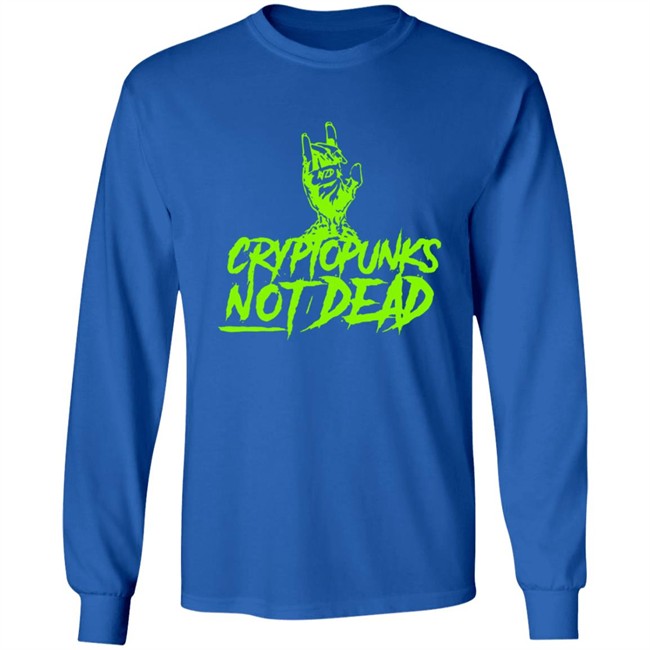 AYZD NFT Merch Cryptopunks Not Dead Shirt AYZD NFT Merch Cryptopunks Not Dead Shirt
