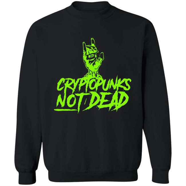 AYZD NFT Merch Cryptopunks Not Dead Shirt AYZD NFT Merch Cryptopunks Not Dead Shirt