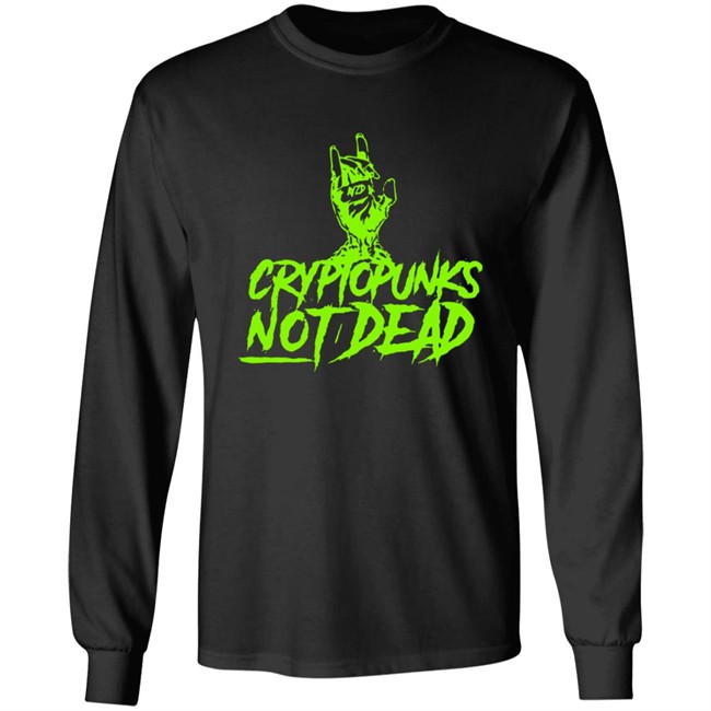 AYZD NFT Merch Cryptopunks Not Dead Shirt AYZD NFT Merch Cryptopunks Not Dead Shirt