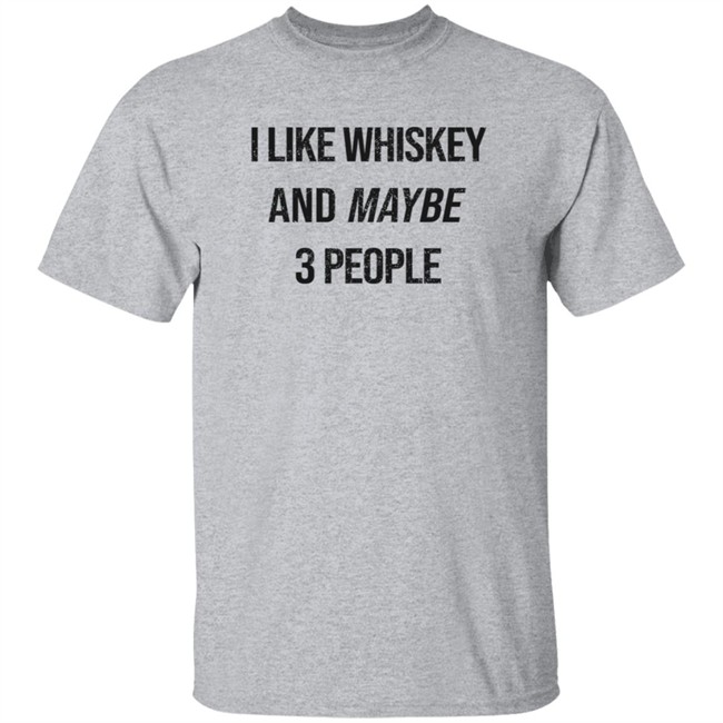 GStevens Jockey I Like Whiskey And Maybe 3 People Shirt