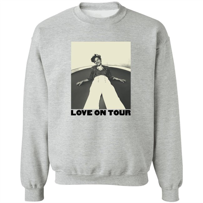 Harry Stules Merch Love On Tour Crewneck Sweatshirt Harry Stules Merch Love On Tour Crewneck Sweatshirt