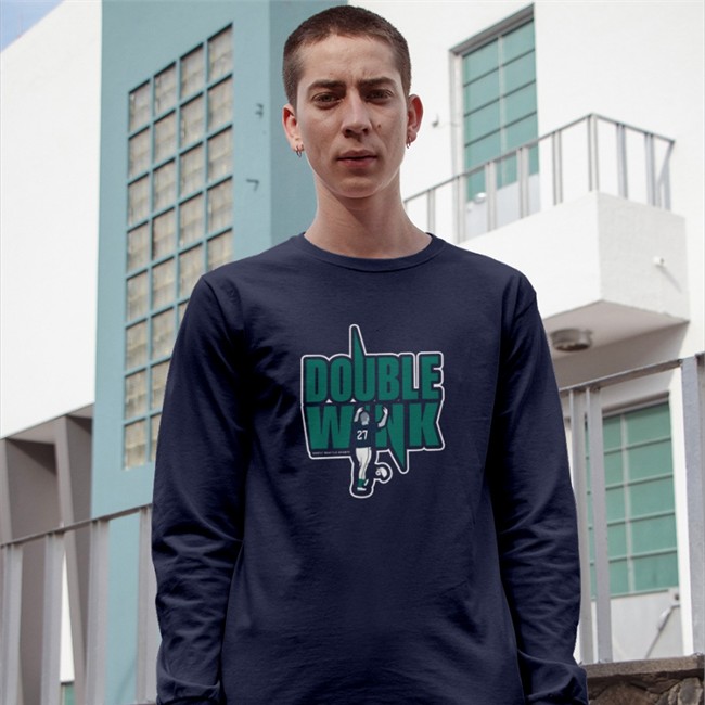 Double Wink Shirt Navy Simply Seattle Store The Double Wink Long Sleeved