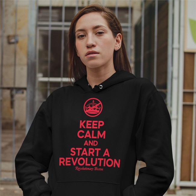 Donithedon Keep Calm And Start A Revolution Revolutionary Boston Shirt The Constitutionalist