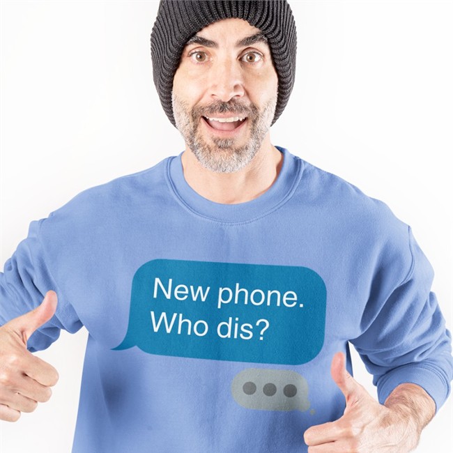 Lil Altoid New Phone Who Dis Long Sleeve T Shirt