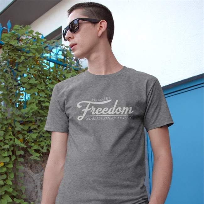 Founded On Freedom God Bless America 1776 T Shirts Founded On Freedom God Bless America 1776 Sweatshirt