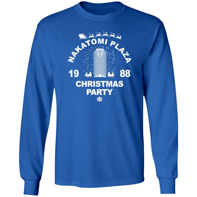 TeePowers Nakatomi Plaza Christmas Party 1988 Pop Culture Shirt TeePowers Nakatomi Plaza Christmas Party 1988 Pop Culture Shirt
