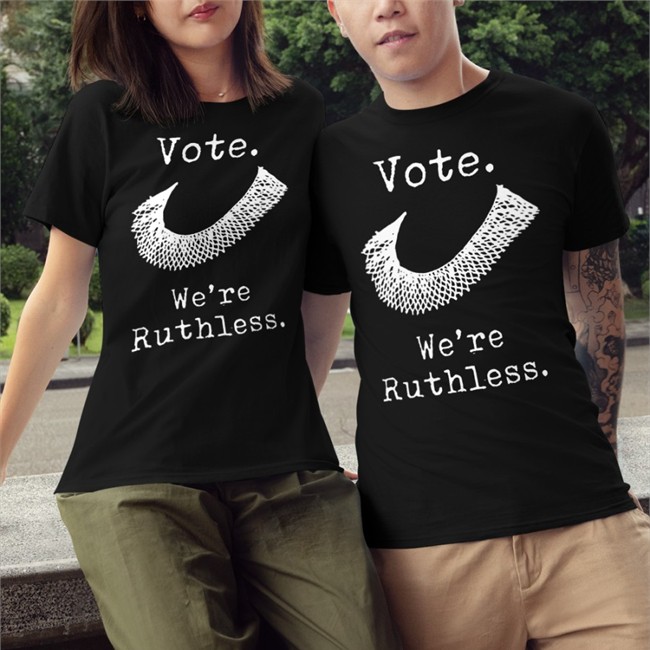 Vote We're Ruthless T-Shirt Vote We're Ruthless Shirt Black