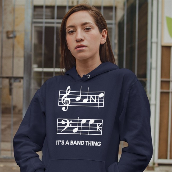 It's A Band Thing Tee Threat Notation It's A Band Thing Sweatshirt Threatening Music Notation