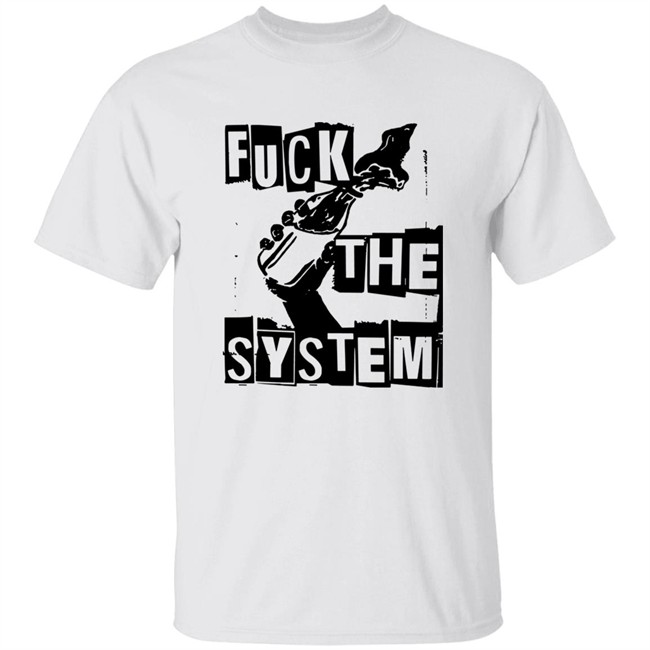 Hangover Gang Merch Store Fuck The System Shirt Tom Mac Donald