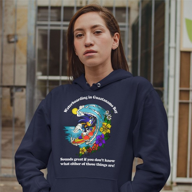 Boy Underground Merch Shirts That Go Hard Sonic Waterboarding In Guaatanamo Bay Sounds Great If You Don’T Know What Either Of Those Things Are Shirt
