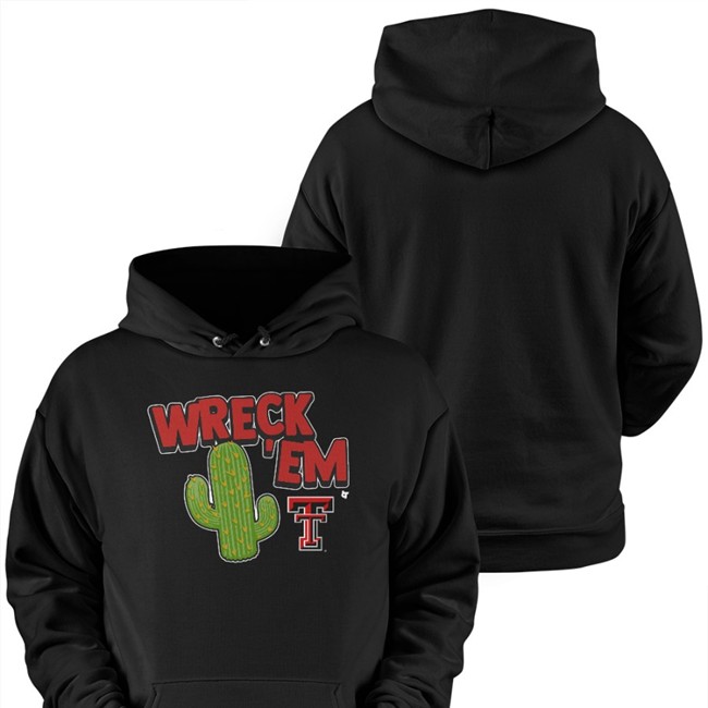 Wreck 'Em Cactus T Shirt Texas Tech Red Raiders Football Texas Tech Football Wreck 'Em Cactus T Shirts Breakingt Merch