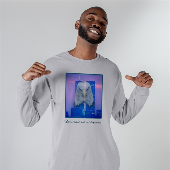 Devastated But Not Defeated Tee Shirts That Go Hard Devastated But Not Defeated Hooded Sweatshirt