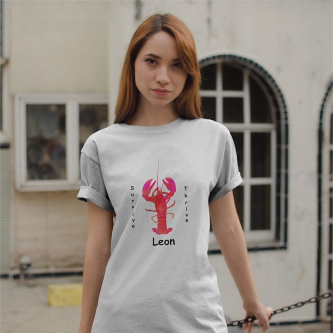 Leon The Lobster Merch Leon Survive Thrive Shirts Leon Survive Thrive Tee