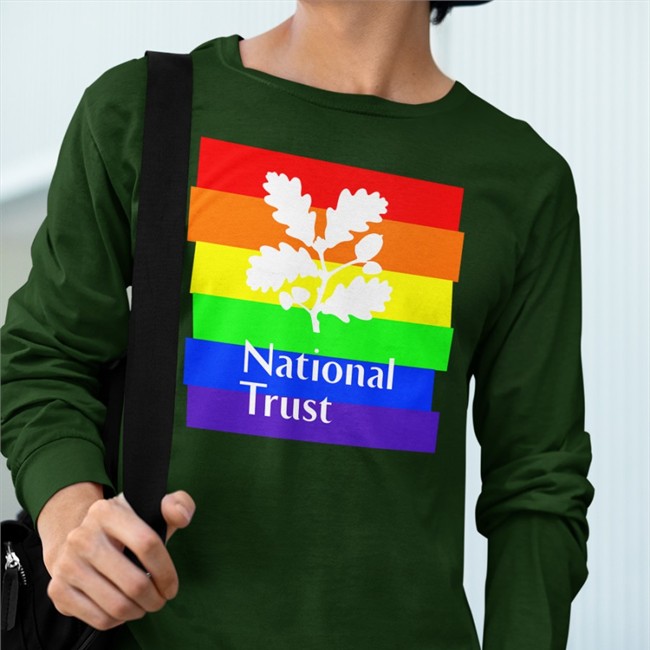Pride LGBTQ National Trust T Shirt Luke Pollard MP