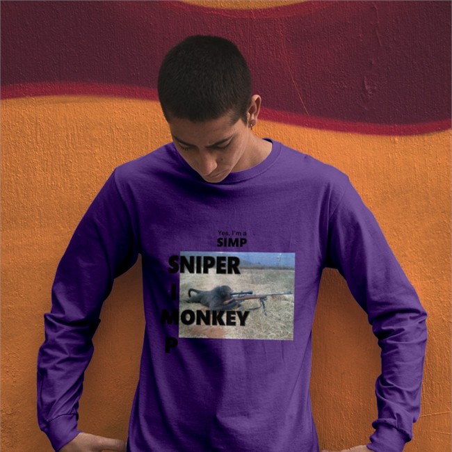 Shirts That Go Hard Yes I'm A Simp Sniper I Monkey P Shirt Shirts That Go Hard Yes I'm A Simp Sniper I Monkey P T Shirt